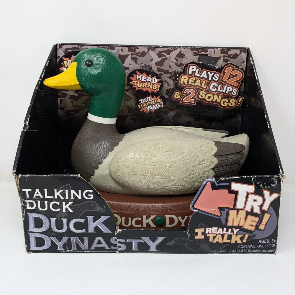 Duck Dynasty Talking Duck Plays 12 Clips 2 Songs Moves A&E The Wish Factory 2013